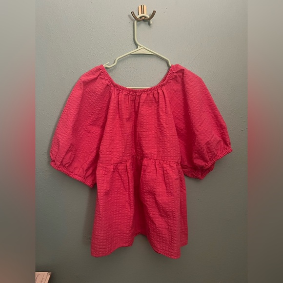 Buy 2 get 1 FREE✨OLD NAVY seersucker blouse 🩷 - Picture 3 of 5